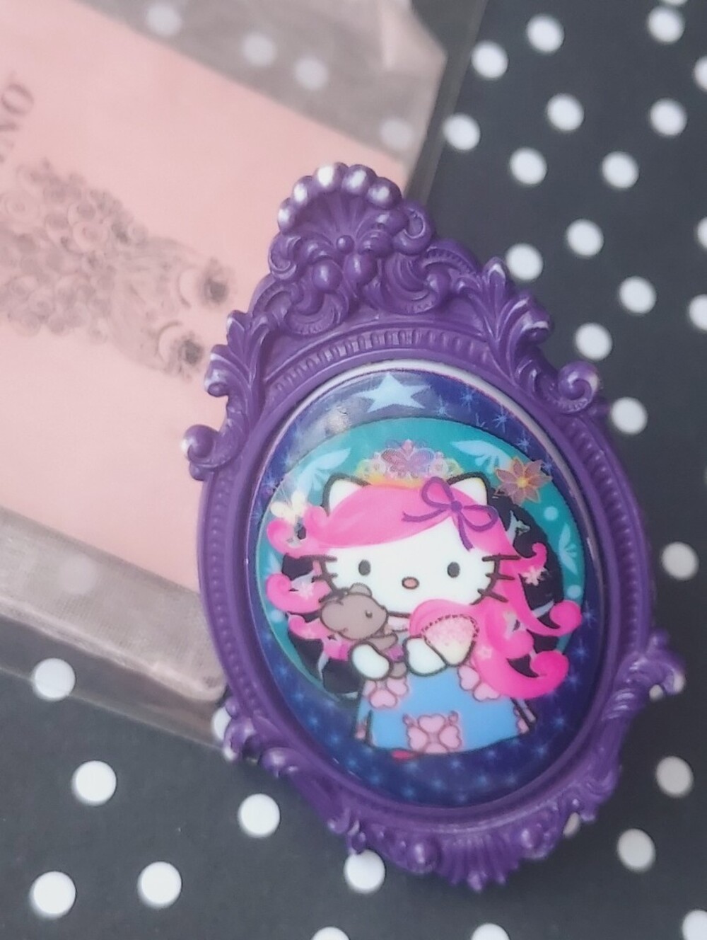 Purple Tarina Tarantino Hello Kitty lolita princess Ring decoration